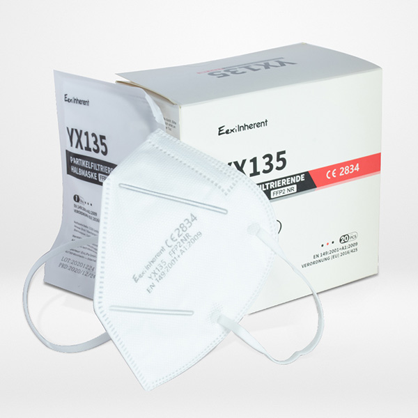 20er Pack | YX135 FFP2 Masken | Eexiinherent Weiß