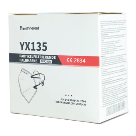 Eexiinherent FFP2 Atemschutzmaske YX135 - Weiss - 30 Stück